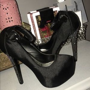 Black high heels